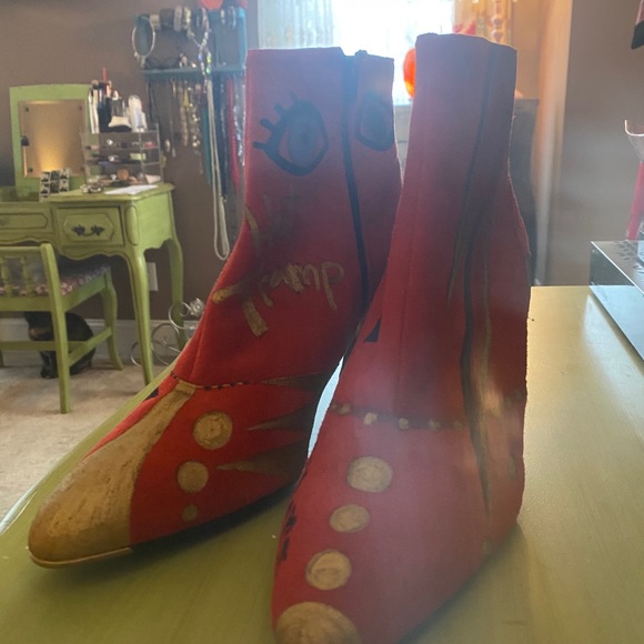 Vintage Custom Painted 👨🏻🎤BOWIE INSPIRED - Picture 11 of 14